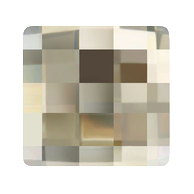 8MM SWAROVSKI CHESSBOARD SQUARE CRYSTAL FLAT BACK CRYSTALS 2493- CRYSTAL SILVER SHADE 216 PCS