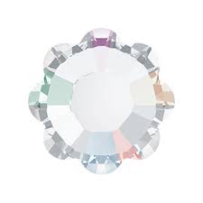 FLOWER SS10 CRYSTAL AB SWAROVSKI FLAT BACK CRYSTALS 2728 1440 PCS
