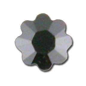 FLOWER SS10 JET HF SWAROVSKI FLAT BACK CRYSTALS 2728 1440 PCS