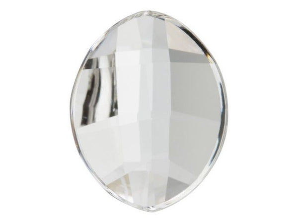 6MM PURE LEAF 2204 FLATBACK - CRYSTAL 360 PCS