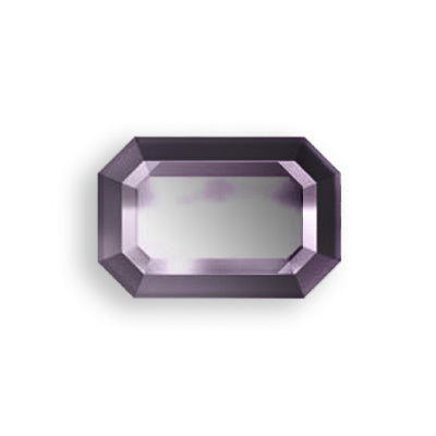 6x4 MM SWAROVSKI RECTANGLE FLAT BACK CRYSTALS 2610 JET HEMATITE HF 360 PCS