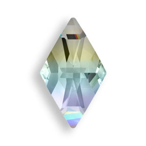 10x6 MM SWAROVSKI RHOMBUS FLAT BACK CRYSTALS 27091- CRYSTAL AB 288 PCS