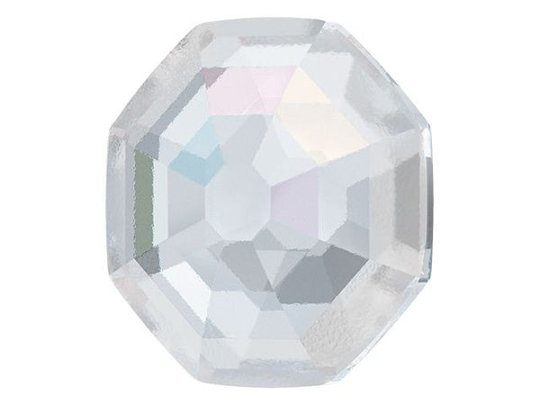 8 MM SWAROVSKI SOLARIS FLAT BACK CRYSTALS 2611G - CRYSTAL AB 144 PCS