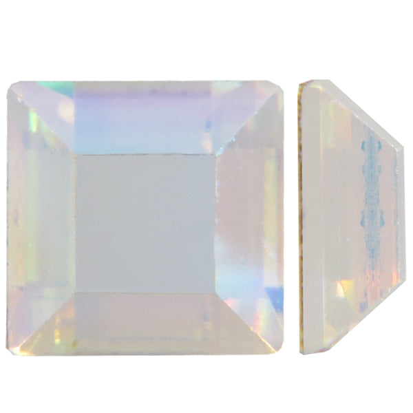 4MM SWAROVSKI SQUARE FLAT BACK CRYSTALS 2400 - CRYSTAL AB 720 PCS