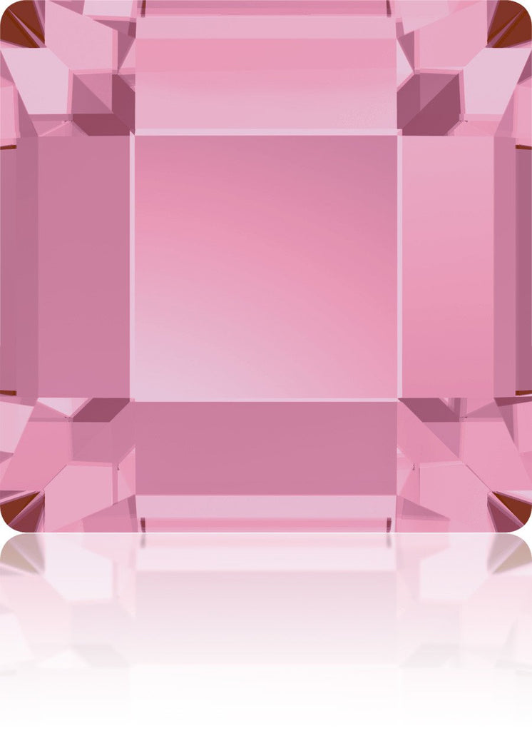 4MM SWAROVSKI SQUARE FLAT BACK CRYSTALS 2400 - LIGHT ROSE HF 720 PCS