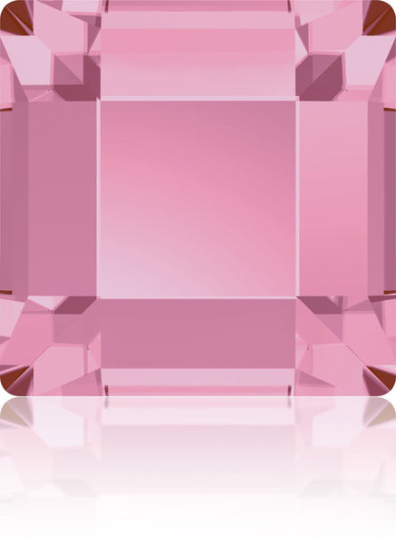 4MM SWAROVSKI SQUARE FLAT BACK CRYSTALS 2400 - LIGHT ROSE HF 720 PCS