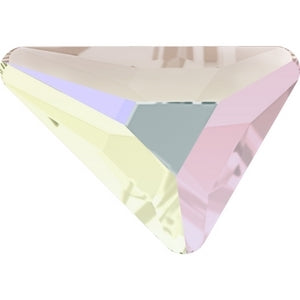 5.8x5.3 MM SWAROVSKI TRIANGLE BETA FLAT BACK CRYSTALS 2739- CRYSTAL AB 216 PCS