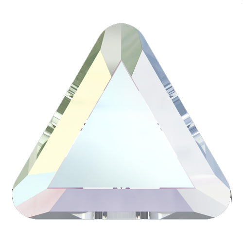 3.3 MM SWAROVSKI TRIANGLE FLAT BACK CRYSTALS 2711- CRYSTAL AB 720 PCS